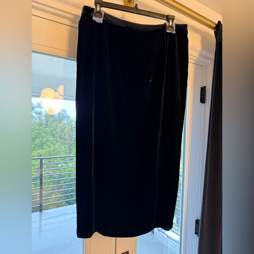 Boden Velvet Pencil Skirt